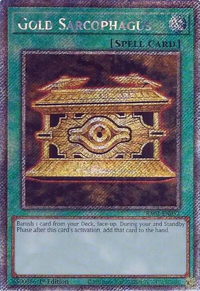 Gold Sarcophagus (Platinum Secret Rare) [RA02-EN052-PlSR]