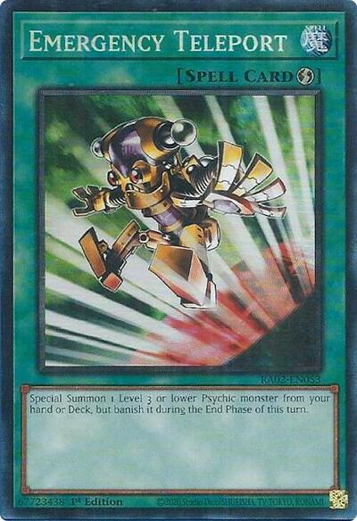 Emergency Teleport (Prismatic Collector's Rare) [RA02-EN053-PCR]