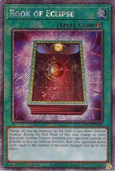 Book of Eclipse (Platinum Secret Rare) [RA02-EN054-PlSR]