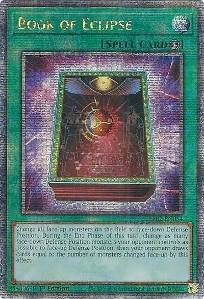Book of Eclipse (Quarter Century Secret Rare) [RA02-EN054-QCSR]