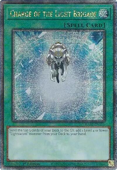 Charge of the Light Brigade (Quarter Century Secret Rare) [RA02-EN055-QCSR]