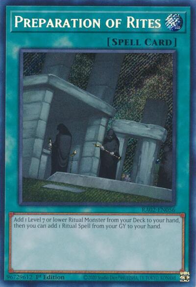 Preparation of Rites (Secret Rare) [RA02-EN056-SeR]