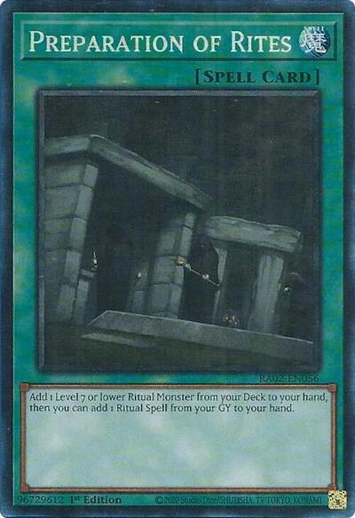 Preparation of Rites (Prismatic Collector's Rare) [RA02-EN056-PCR]