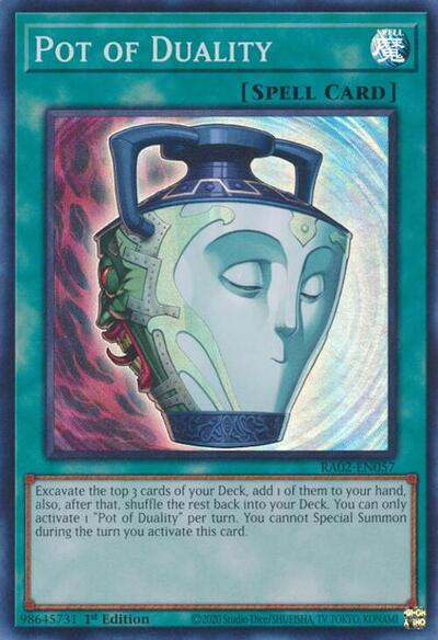 Pot of Duality (Super Rare) [RA02-EN057-SuR]