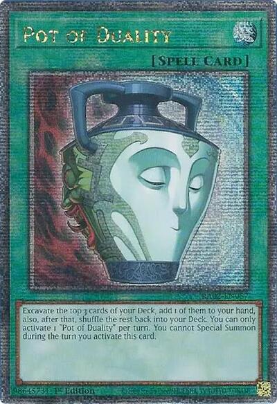 Pot of Duality (Quarter Century Secret Rare) [RA02-EN057-QCSR]