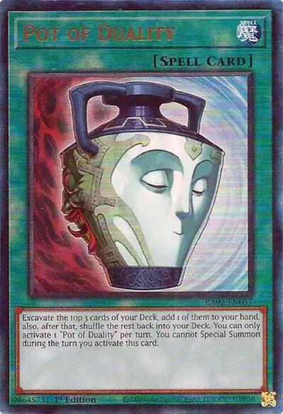Pot of Duality (Prismatic Ultimate Rare) [RA02-EN057-PUR]