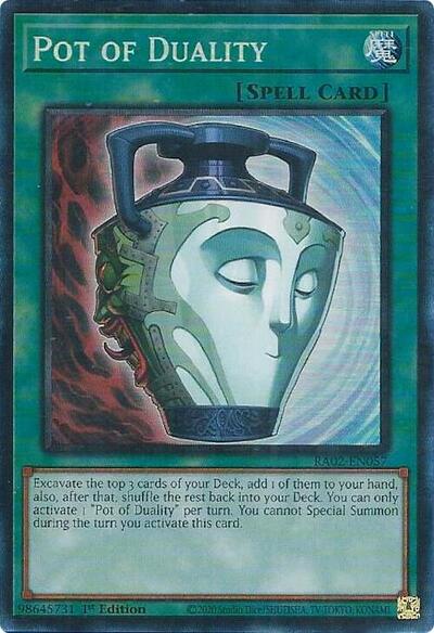 Pot of Duality (Prismatic Collector's Rare) [RA02-EN057-PCR]