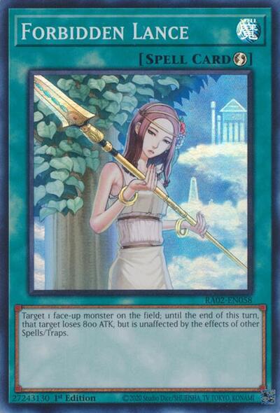 Forbidden Lance (Super Rare) [RA02-EN058-SuR]