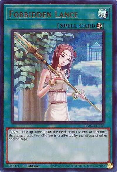 Forbidden Lance (Ultra Rare) [RA02-EN058-UR]