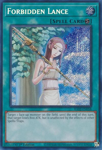 Forbidden Lance (Secret Rare) [RA02-EN058-SeR]