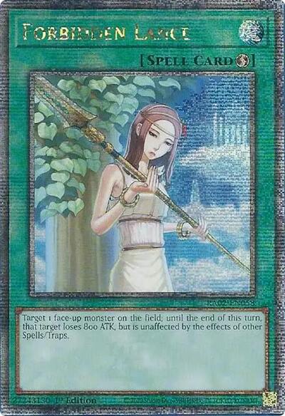 Forbidden Lance (Quarter Century Secret Rare) [RA02-EN058-QCSR]