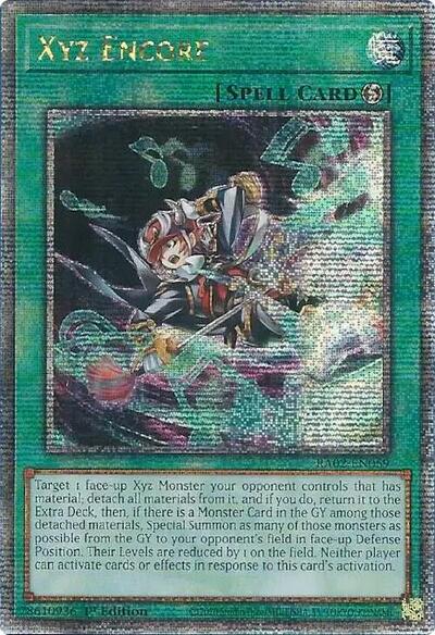 Xyz Encore (Quarter Century Secret Rare) [RA02-EN059-QCSR]