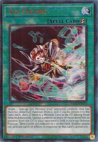 Xyz Encore (Prismatic Ultimate Rare) [RA02-EN059-PUR]