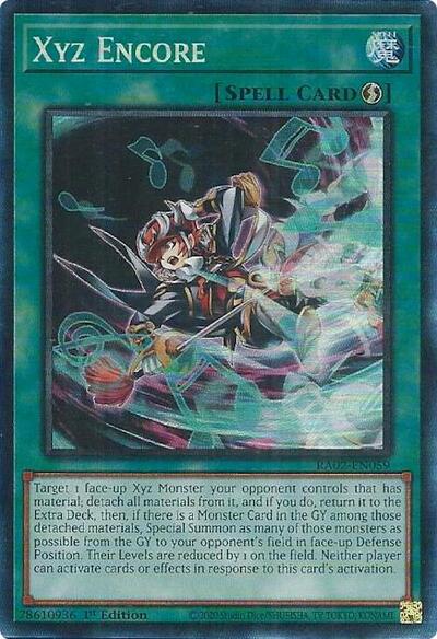 Xyz Encore (Prismatic Collector's Rare) [RA02-EN059-PCR]