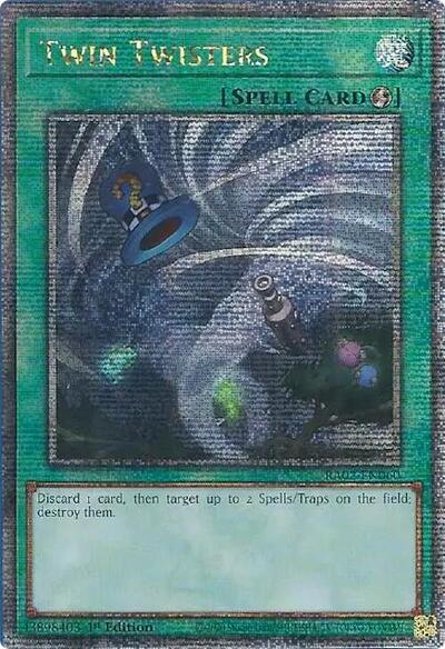 Twin Twisters (Quarter Century Secret Rare) [RA02-EN060-QCSR]