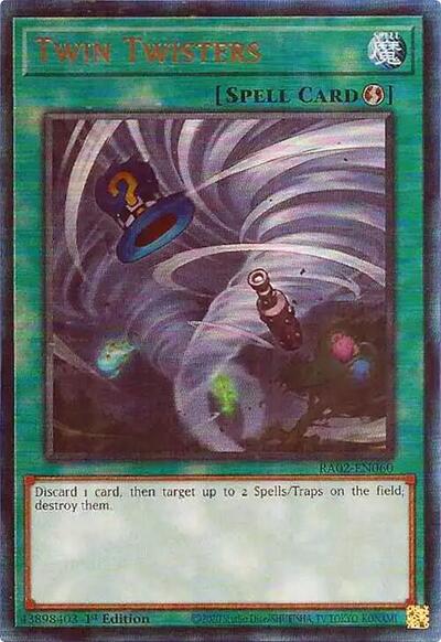 Twin Twisters (Prismatic Ultimate Rare) [RA02-EN060-PUR]