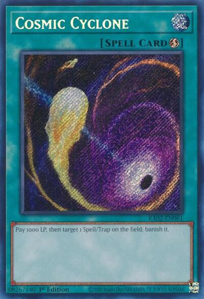 Cosmic Cyclone (Secret Rare) [RA02-EN061-SeR]