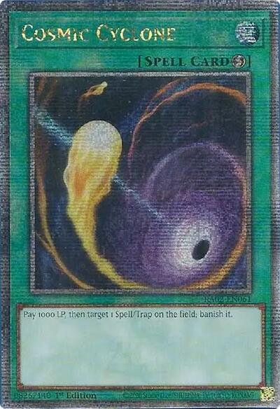 Cosmic Cyclone (Quarter Century Secret Rare) [RA02-EN061-QCSR]