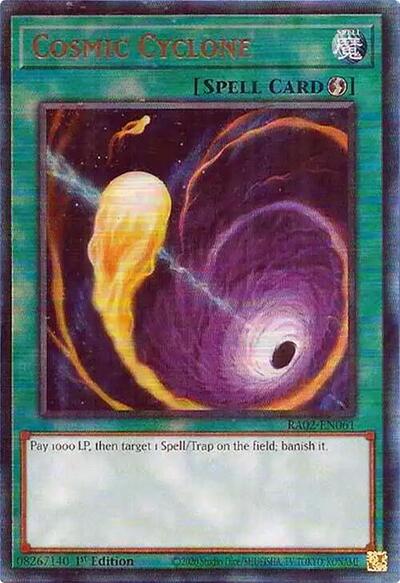 Cosmic Cyclone (Prismatic Ultimate Rare) [RA02-EN061-PUR]