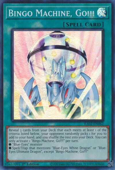 Bingo Machine, Go!!! (Super Rare) [RA02-EN062-SuR]