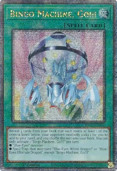 Bingo Machine, Go!!! (Quarter Century Secret Rare) [RA02-EN062-QCSR]