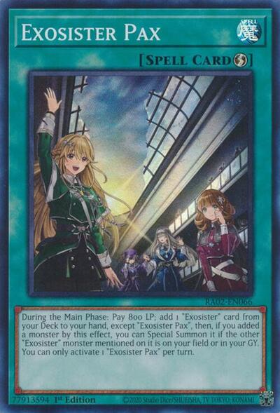 Exosister Pax (Super Rare) [RA02-EN066-SuR]