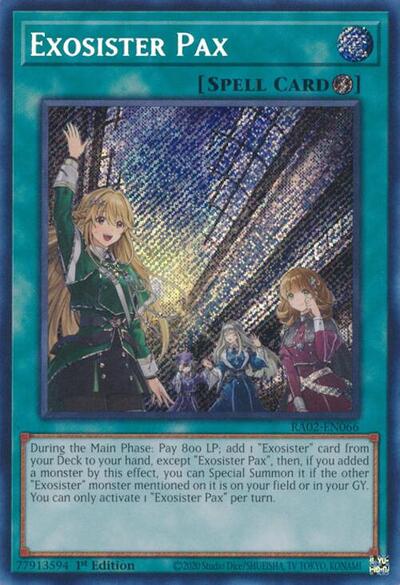 Exosister Pax (Secret Rare) [RA02-EN066-SeR]