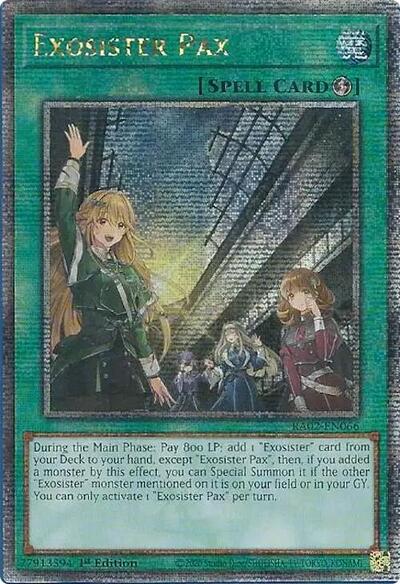 Exosister Pax (Quarter Century Secret Rare) [RA02-EN066-QCSR]
