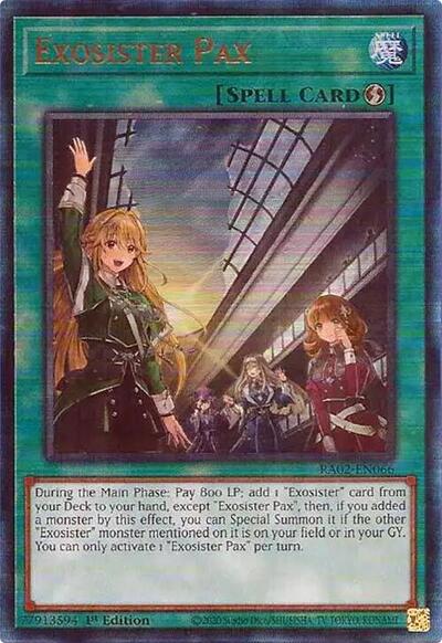 Exosister Pax (Prismatic Ultimate Rare) [RA02-EN066-PUR]