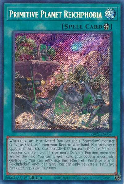 Primitive Planet Reichphobia (Secret Rare) [RA02-EN067-SeR]
