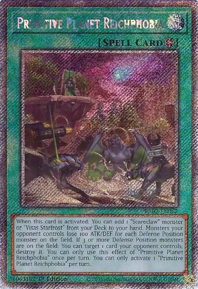 Primitive Planet Reichphobia (Platinum Secret Rare) [RA02-EN067-PlSR]