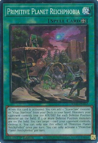 Primitive Planet Reichphobia (Prismatic Collector's Rare) [RA02-EN067-PCR]