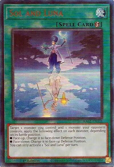 Sol and Luna (Prismatic Ultimate Rare) [RA02-EN068-PUR]