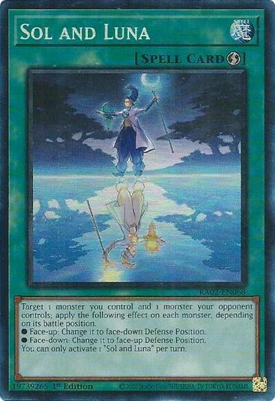 Sol and Luna (Prismatic Collector's Rare) [RA02-EN068-PCR]