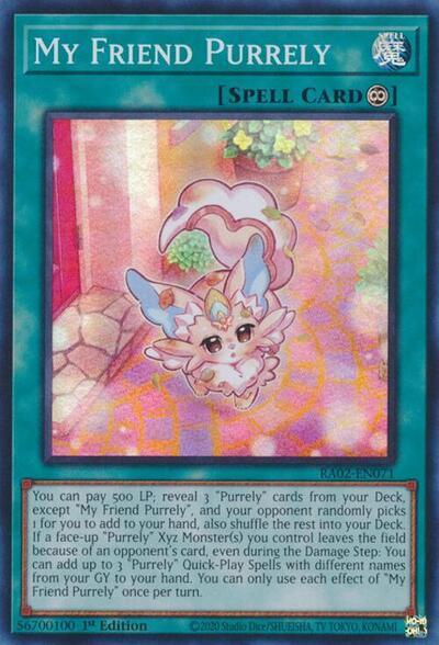 My Friend Purrely (Super Rare) [RA02-EN071-SuR]