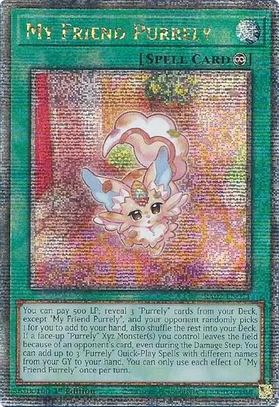 My Friend Purrely (Quarter Century Secret Rare) [RA02-EN071-QCSR]