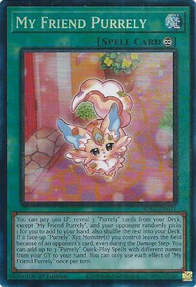 My Friend Purrely (Prismatic Collector's Rare) [RA02-EN071-PCR]