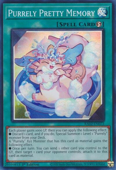 Purrely Pretty Memory (Super Rare) [RA02-EN072-SuR]