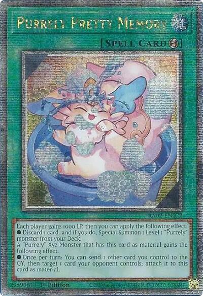 Purrely Pretty Memory (Quarter Century Secret Rare) [RA02-EN072-QCSR]