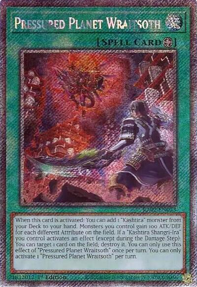 Pressured Planet Wraitsoth (Platinum Secret Rare) [RA02-EN073-PlSR]