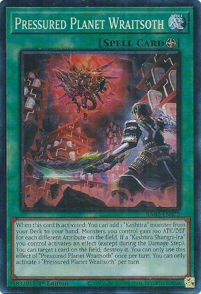 Pressured Planet Wraitsoth (Prismatic Collector's Rare) [RA02-EN073-PCR]