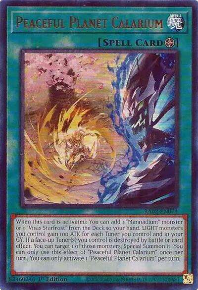 Peaceful Planet Calarium (Ultra Rare) [RA02-EN074-UR]