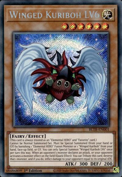 Winged Kuriboh LV6 (Secret Rare) [BLTR-EN001-SeR]