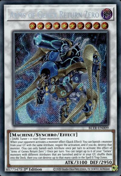 Arms of Genex Return Zero (Secret Rare) [BLTR-EN009-SeR]