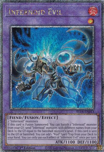 Infernoid Evil (Quarter Century Secret Rare) [BLTR-EN013-QCSR]