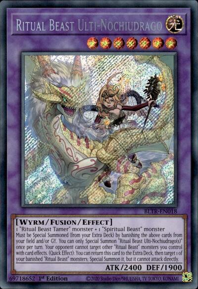 Ritual Beast Ulti-Nochiudrago (Secret Rare) [BLTR-EN018-SeR]