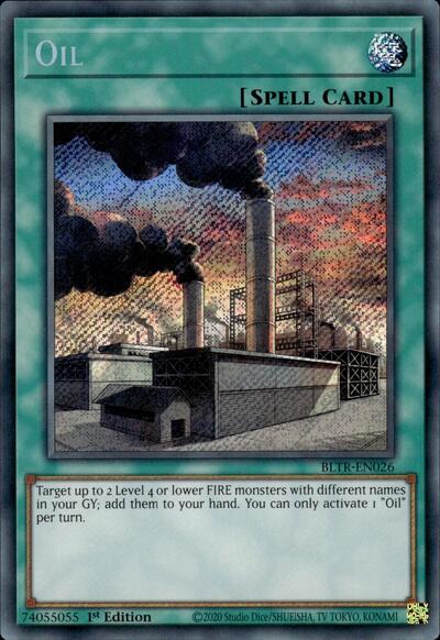 Oil (Secret Rare) [BLTR-EN026-SeR]