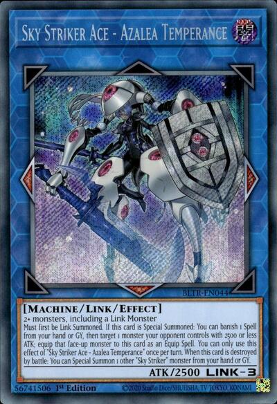 Sky Striker Ace - Azalea Temperance (Secret Rare) [BLTR-EN044-SeR]