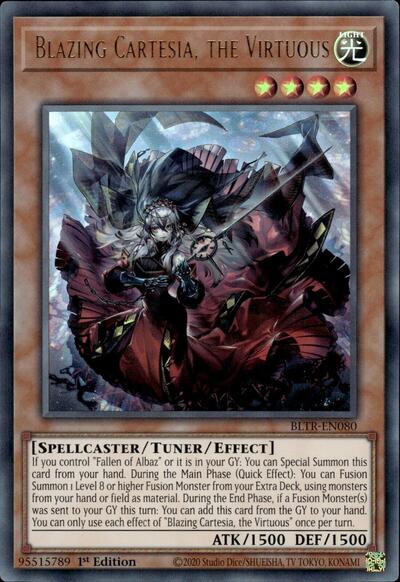 Blazing Cartesia, the Virtuous (Ultra Rare) [BLTR-EN080-UR]