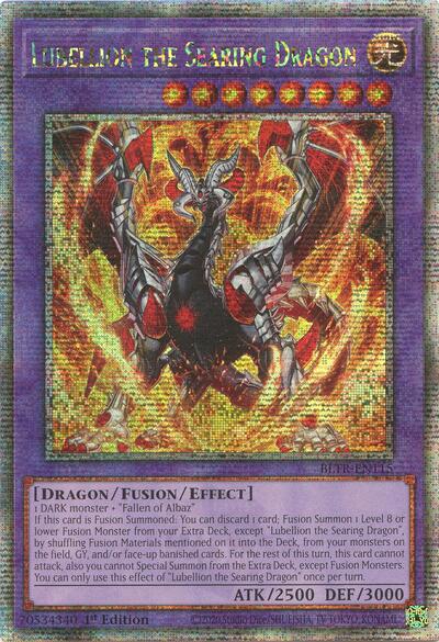 Lubellion the Searing Dragon (Quarter Century Secret Rare) [BLTR-EN115-QCSR]